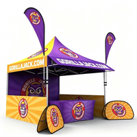 Gazebo commercial sur mesure pour la promotion de marques et les événements sportifs