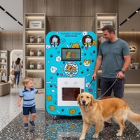 Station de lavage canin commerciale en libre-service 24h/24, machine de bain pour animaux sans personnel avec séchage automatique et système de distribution intégré