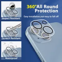2 packs d'appareil photo intelligent en verre trempé Ar Anti Reflective Phone Adapté à la protection d'écran mobile auto-installé