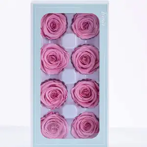 云南批发4-5厘米保存玫瑰用于婚庆家居Diy装饰