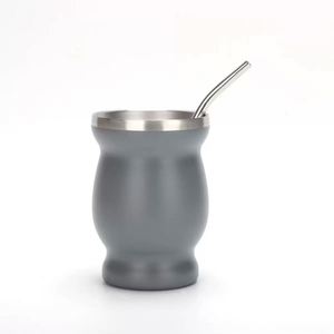 Taza Aislada de Acero Inoxidable con Cintura Curva de 8oz, Suministro Directo de Fábrica - Product Image 5