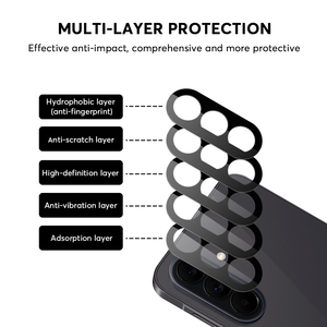 Protector de pantalla de lente de cámara de cobertura completa para cámara <span class=keywords><strong>Samsung</strong></span>, vidrio templado para <span class=keywords><strong>Galaxy</strong></span> A57 - Product Image 5