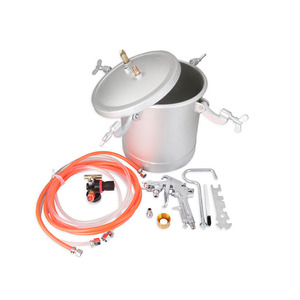 Recipiente Neumático para Pintura de 15L (1/2 Galón) con Conjunto de Manguera de Aire y Fluido, Sistema de Pulverización de Pintura - Product Image 6