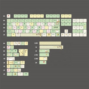 Clavier mécanique à ressort Cherry Profile 142 touches, touches PBT avec processus de sublimation, avec <span class=keywords><strong>barre</strong></span> d'<span class=keywords><strong>espace</strong></span> ISO 6.25U 7U - Product Image 4