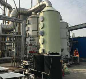 Depuratore Industriale Verticale a Controflusso in FRP per Nebbie Acide, Alta Resistenza alla Corrosione Chimica per l'Assorbimento di Nebbie Acide - Product Image 3