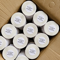 Gulungan Stiker Thermal Langsung Grosir 60x40mm Label Barcode Berlubang untuk Printer Label Thermal Pengiriman Gudang