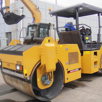 Rouleau tandem de 10 tonnes XD103 pour la compactation de l'asphalte et des routes dans les projets de construction