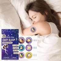 Patchs de sommeil transfrontaliers populaires pour la maison, autocollants pour un sommeil profond, soulagent l'insomnie, aide naturelle au sommeil, vente en gros personnalisée en usine
