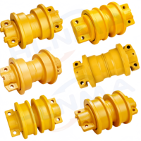 Rouleau de chenille de haute qualité à simple ou double bride pour tracteur Caterpillar D4D D5H D6D D7F D8N D9T D10N D11T – Pièce de train de roulement