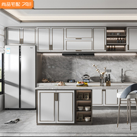 Wision, Fournisseur Complet de Meubles en Bois : Meuble de Cuisine Intelligent Moderne et Personnalisé, Table Îlot, Meubles de Maison, Évier de Cuisine Modulaire en Marbre