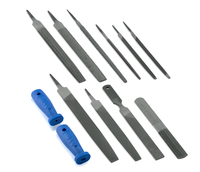 Limes et râpes en acier à haute teneur en carbone, outil de meulage professionnel pour le métal et le bois, pour affûtage, ébavurage, polissage et finition