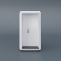 Salle de douche extérieure préfabriquée portable, unité de salle de bain, style industriel moderne, acier durable, design luxueux
