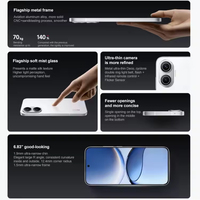 Teléfono Inteligente Redmi Turbo 4 Pro con Ahorro de Energía, Batería Grande de 7550 mAh, Carga Rápida, Bajo Consumo de Energía, NFC