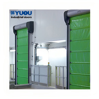 Porte rapide pour congélateur en PVC -40°C ° Cadre en acier ultra-résistant à très basse température C