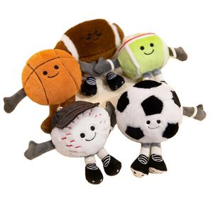 พวงกุญแจตุ๊กตาการ์ตูนน่ารักสุดฮิตปี 2026 รูปทรงกีฬา ฟุตบอล บาสเกตบอล เทนนิส สำหรับตกแต่ง - Product Image 1