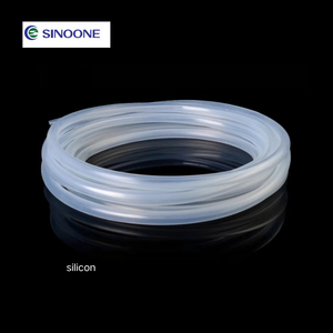 Sinoone Tube en silicone de qualité alimentaire 6-8mm Manchon en silicone résistant aux hautes températures Paille en silicone transparente et inodore médicale - Product Image 3