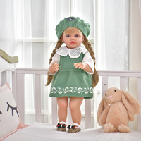 Muñeca de Vinilo de Silicona Suave de Alta Calidad de 55 cm, Muñeca Reborn, Juguete para Niños, Función de Conversación, Linda Muñeca de Amor para Regalo