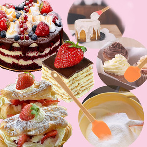 Ustensiles de cuisine en silicone miniatures résistants à la chaleur, ensemble de spatules de cuisine de qualité alimentaire pour enfants, vente chaude de Pâques - Product Image 6