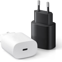 Enchufe DE LA UE/EE. UU. Tipo C Cargador Carga rápida 25W USB C Bloque de cargador con cable para Samsung Galaxy S24 Ultra/S24/S24 +/S23 Ultra/S23
