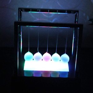 Gelsonlab HSPD-343 Newton Cradle Balance Ball Led Balancer <span class=keywords><strong>Physique</strong></span> Sciences Pendule Bureau pour Bureau Professeur <span class=keywords><strong>de</strong></span> <span class=keywords><strong>Physique</strong></span> - Product Image 4