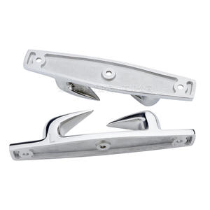 Bolardo Inclinado Plano de Acero Inoxidable 316 Reforzado y Sólido para Uso Marino, Resistente, con Soporte para Cable y Cornamusas para Barcos - Product Image 1