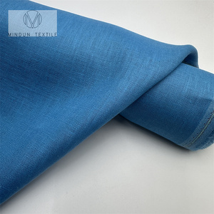 Tela de lino puro 100% teñida Lisa para mujeres y hombres, camisas de fábrica listas para enviar, Lino de fabricación de muestra de tamaño A4 <span class=keywords><strong>gratis</strong></span> - Product Image 2