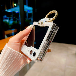 <span class=keywords><strong>Coque</strong></span> de téléphone à motif de paillettes de luxe <span class=keywords><strong>pour</strong></span> Samsung <span class=keywords><strong>Galaxy</strong></span> <span class=keywords><strong>Z</strong></span> <span class=keywords><strong>Flip</strong></span> 5 <span class=keywords><strong>4</strong></span> 3 housses de téléphone avec porte-anneau - Product Image 4