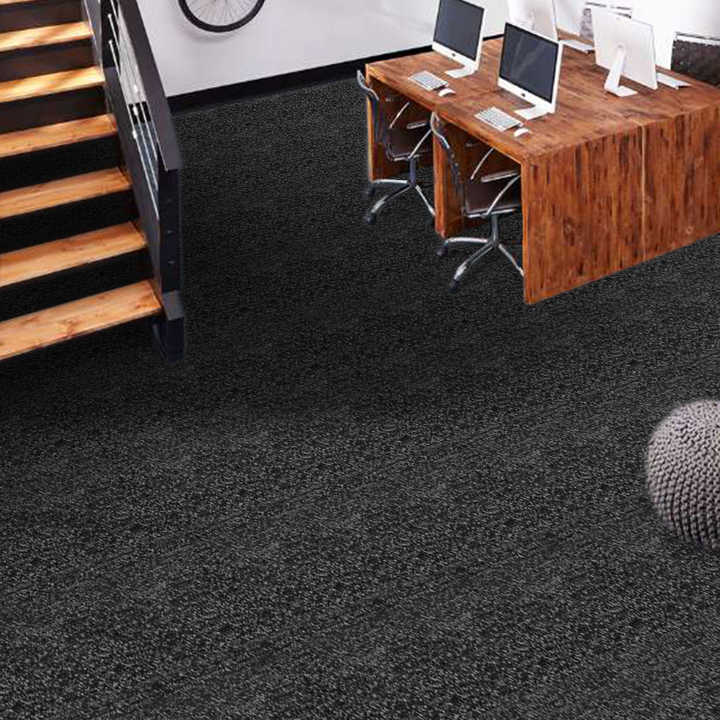 Commercial Polyester Fiber Office Square Carpet Tiles 50x50 Living Room ...