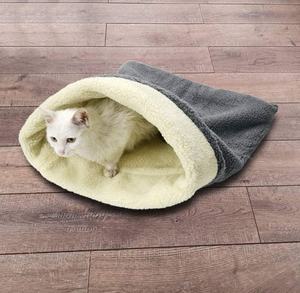 Neues Design Katzen bett Höhle Schlafsack Pet Mat Warming Pad Sack für Katzen und kleine Hunde <span class=keywords><strong>Burrow</strong></span> ing Cosy Soft Comfortable Bed - Product Image 2