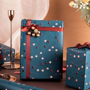 Rollo de Papel de Regalo Azul Marino Homeral Manly, 46.8 Pies Cuadrados, de una Sola Cara, Reciclable, para el Día del Padre, Cumpleaños, Manualidades - Product Image 6