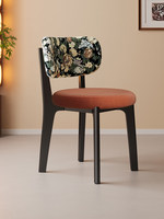 Silla de Comedor Nórdica de Madera Maciza, Estilo Minimalista de Lujo, Mediados de Siglo, para Hogar, Comedor, Hotel, Tapicería de Cuero Informal
