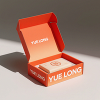 Boîte d'expédition personnalisée en papier kraft ondulé blanc gaufrage parfum perruque abonnement emballage cadeau avec logo inclus