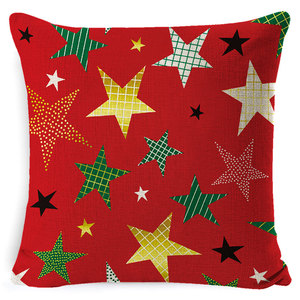 Funda de Cojín de Lino Ecológico de Alta Calidad de 45*45cm con Cierre de Cremallera, Diseño de <span class=keywords><strong>Merry</strong></span> <span class=keywords><strong>Grinchmas</strong></span> para Decoración de Hoteles y Hogares - Product Image 1
