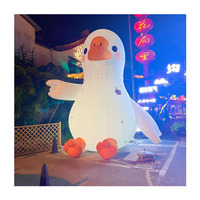 Modèle de personnage gonflable personnalisé (oie/canard) – Grande mascotte gonflable IP pour événements, expositions, centres commerciaux et décorations photogéniques