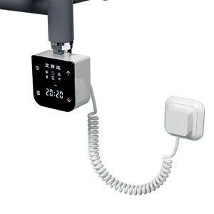 Design moderne Chauffe-serviettes électrique Radiateur Nouveau thermostat Espace Salle de bain Chauffage avec flexibilité Sèche-serviettes - Product Image 5