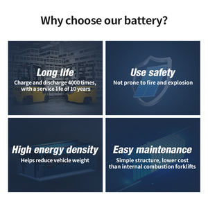 Batteria 24v Li Ion 300ah batteria al litio carrello elevatore Mini carrello elevatore litio per 3 Ton carrello elevatore al litio - Product Image 6