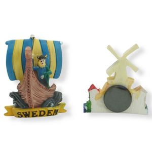 Magnifiques aimants de réfrigérateur en résine 3D personnalisés avec les noms des pays d'Asie, souvenirs touristiques - Product Image 6