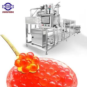 Línea de producción de Boba Juice Boba certificada por la CE SINOFUDE de Taiwán, máquina para Hacer bolas de Boba de forma redonda, precio