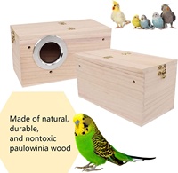 Perroquet en bois minimaliste logement cages d'élevage pour oiseaux petites cages à oiseaux en gros
