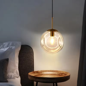 Intérieur chambre chevet cuisine îlot soufflé boule <span class=keywords><strong>de</strong></span> verre fond pendentifs lumiè<span class=keywords><strong>re</strong></span> pour chambre - Product Image 5