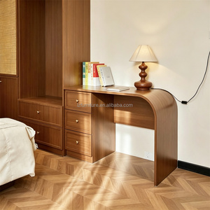 Modern Wooden Bedroom Furniture Set With King Size Bed Nightstand Wardrobe Storage Cabinet <b>Sofa</b> Chair & <b>Side</b> <b>Table</b> for Apartment - Product Image 6