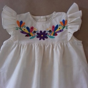 Vestido elegante y elegante para bebé y niña, con bonito bordado, personalizable en cualquier tamaño y color = 2021 - Product Image 1