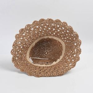 Nuevo Sombrero de Paja Hueco de Verano para Mujer, Sombrero de Playa con Ala Ancha para Protección Solar - Product Image 6