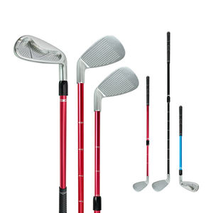 Cabezal de aleación de aluminio para interiores y exteriores de 2 secciones al por mayor, astilladora de <span class=keywords><strong>golf</strong></span> ajustable con logotipo personalizado para padres e hijos - Product Image 1