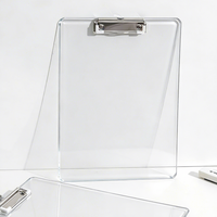 Clips transparents en PP A4 durables et à profil bas, prix d'usine, pour dossiers scolaires et de bureau, pour enseignants, étudiants, infirmières