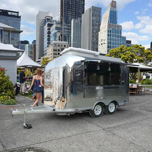 Grande caravane standard de fourgon mobile de remorque de nourriture d'acier inoxydable pour des casse-croûte pour l'entreprise mobile de concession - Product Image 6