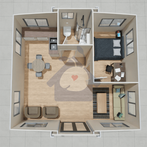 Venta al por mayor de China Casas prefabricadas Casa móvil extensible Casa pequeña 20 pies 40 pies extensible - Product Image 3