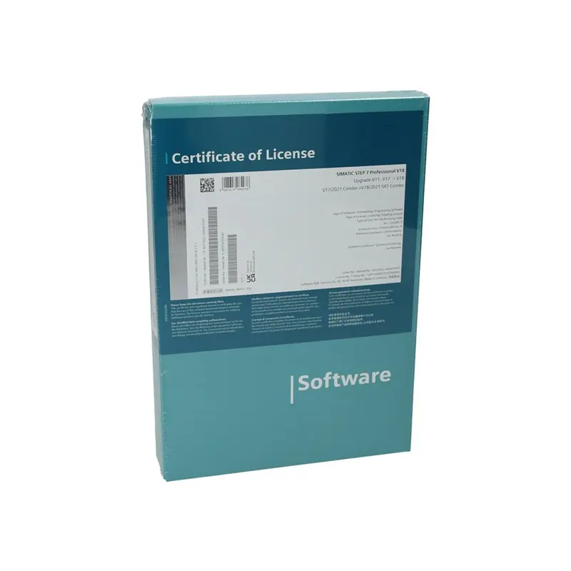 Software de painel simples PLC SIMATIC WinCC Arquivo 6AV6381-2BQ07-5AV0 novo