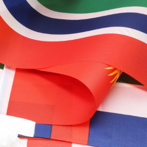 ธงชาติแบบกำหนดเองคุณภาพสูงพร้อมสายแขวนสำหรับการแข่งขันฟุตบอลปี 2026 จำนวน 48 ธง สำหรับตั้งโชว์ทั้งในร่มและกลางแจ้ง - Product Image 3