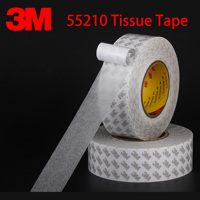 Ruban adhésif double face 3M 55210 authentique, ultra fin 0,1 mm, double revêtement, pour collage industriel, distributeur 3M